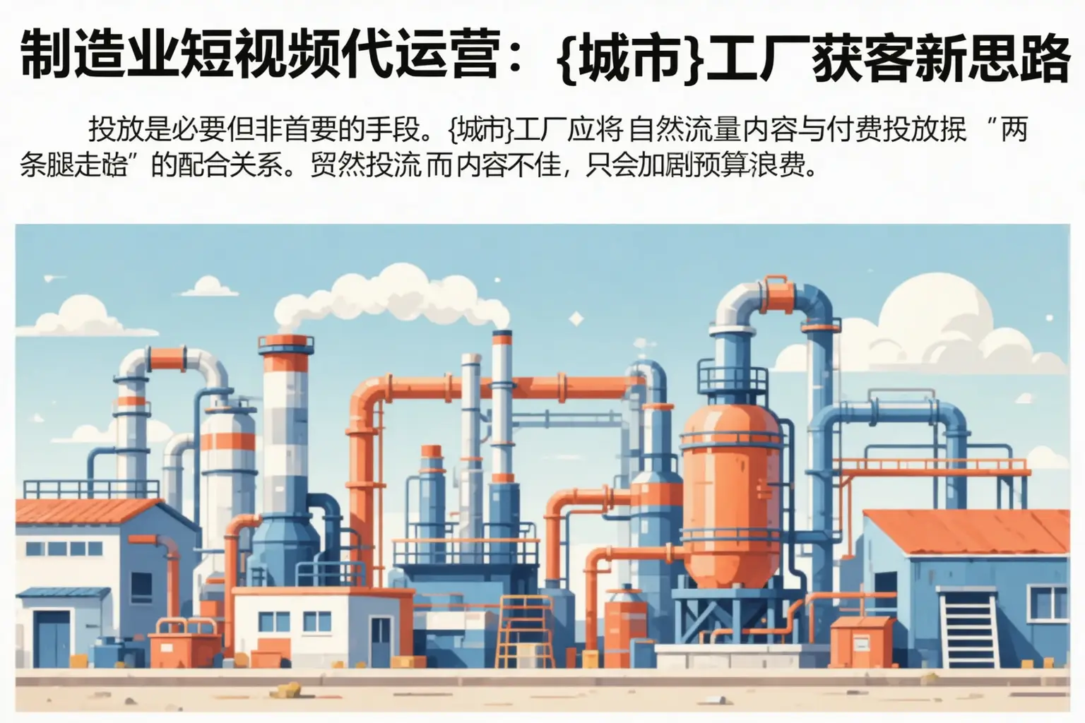 制造业短视频代运营：剑河工厂获客新思路